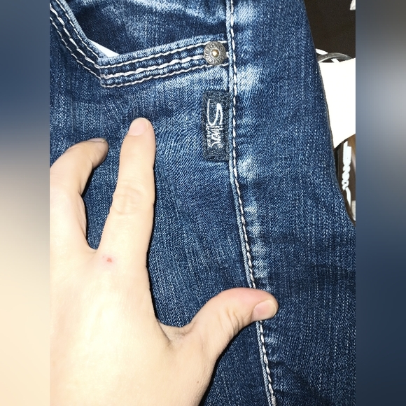 Silver super stretch 29/33 woman's jeans - Picture 7 of 9